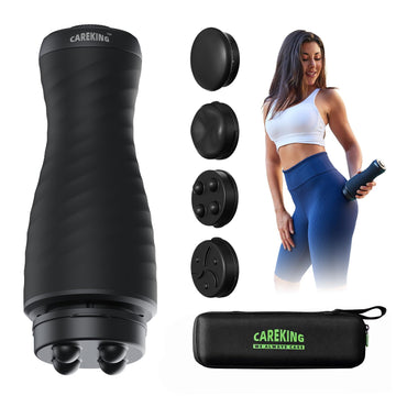 CAREKING Massage Gun Deep Tissue for Women, Vibration Therapy for Muscle Recovery Pain Relief Cellulite Massager for Leg Thigh Abdomen Neck Shoulder Lymphatic Drainage Massager Body Sculpting Machine CAREKING buy supplements Au
