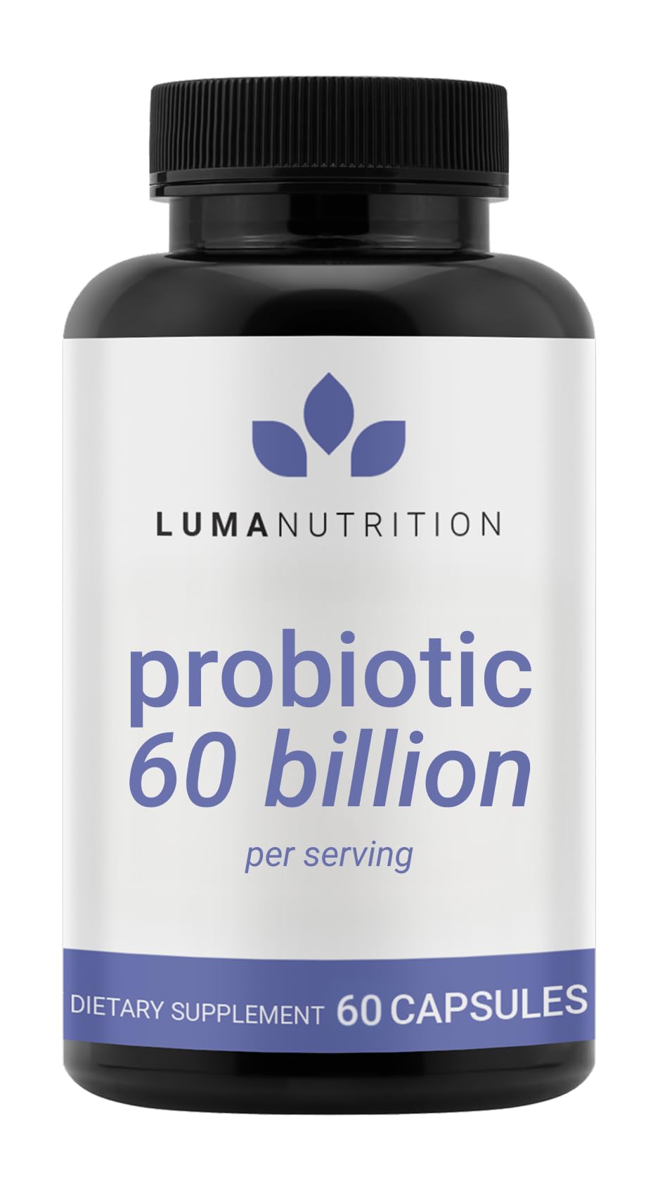Luma Nutrition Probiotics 60 Billion CFU Per Serving with Prebiotics - Probiotics for Women and Men - Formulated for Digestive Enzyme Health Luma Nutrition
