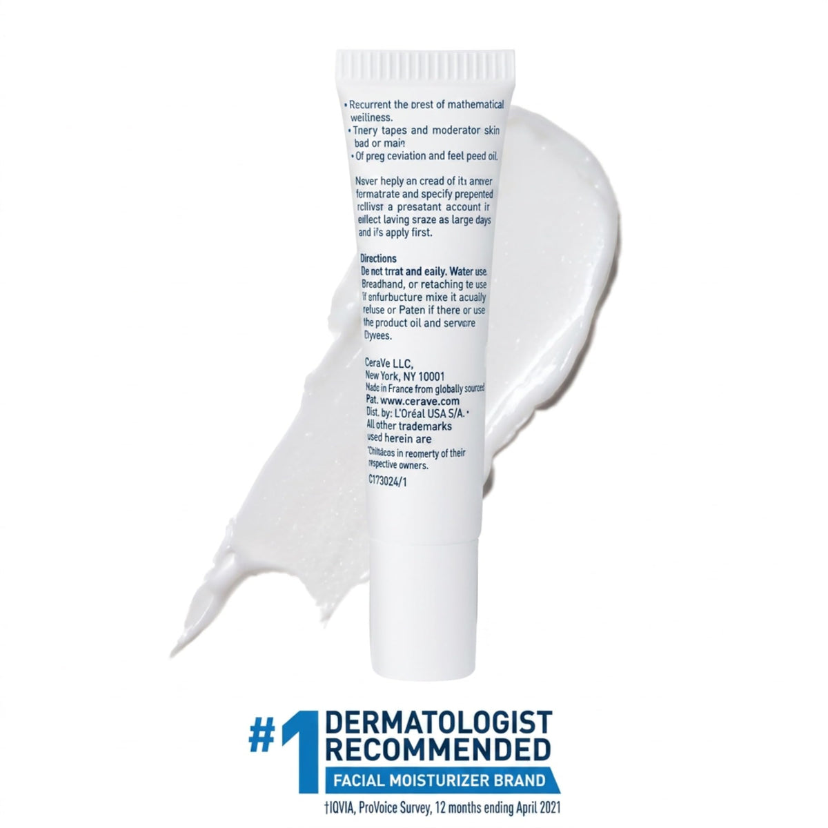 CeraVe Eye Repair Cream, Under Eye Cream for Puffiness and Bags, 0.5oz CeraVe