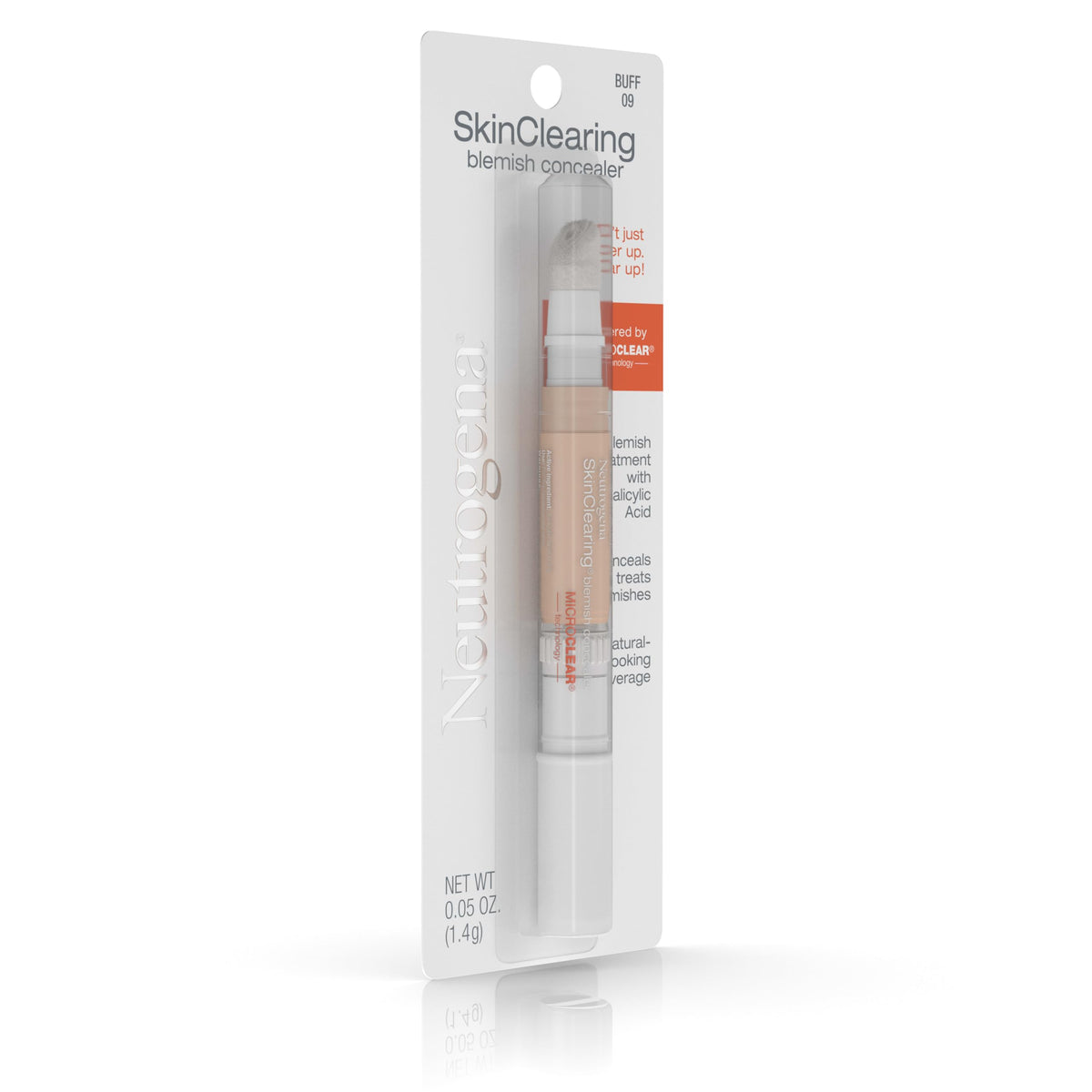 Neutrogena SkinClearing Blemish Concealer Face Makeup, Buff 09, .05 oz Neutrogena