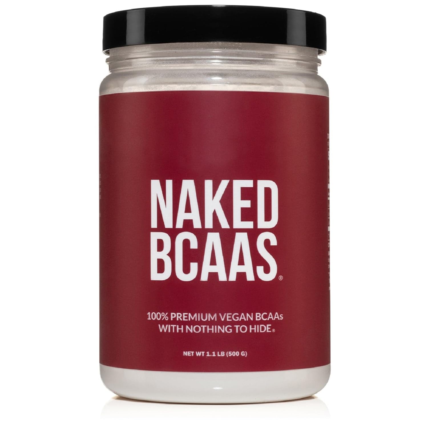 NAKED BCAAs Amino Acids Powder, Only 1 Ingredient, Pure 2:1:1 Formula, Vegan Unflavored Branched Chain Amino Acids, Instantized All Natural BCAA Supplement - 500 Grams, 100 Servings NAKED buy australia supplements