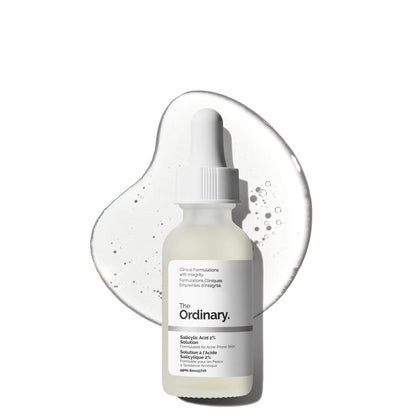 The Ordinary Salicylic Acid 2% Solution, Acne-Fighting Serum for Blemish-Prone Skin, 1 Fl Oz The Ordinary