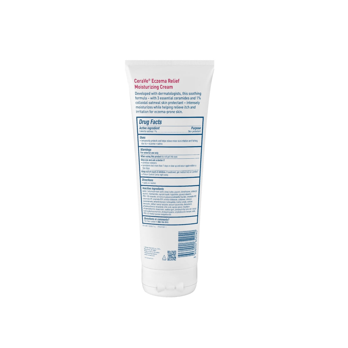 CeraVe Eczema Relief Moisturizing Cream, Shea Butter Dry Skin Lotion, 8oz CeraVe