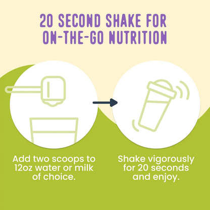FlavCity Vegan Almond Protein Shake Powder, Vanilla Cream + Reishi & Cordyceps Mushrooms - Focus, Skin, Hair & Joint Support - Organic Fruit All in One Smoothie On-the-Go, 20 Servings FlavCity