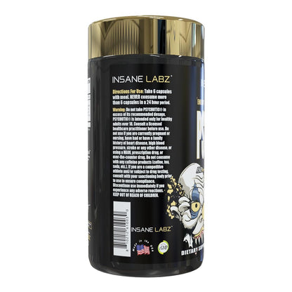 Insane Labz Psychotic Gold, High Stimulant Pre Workout Powder, Extreme Lasting Energy Focus, Pumps and Endurance with Beta Alanine, DMAE Bitartrate, NO Booster (35 Servings, Watermelon)