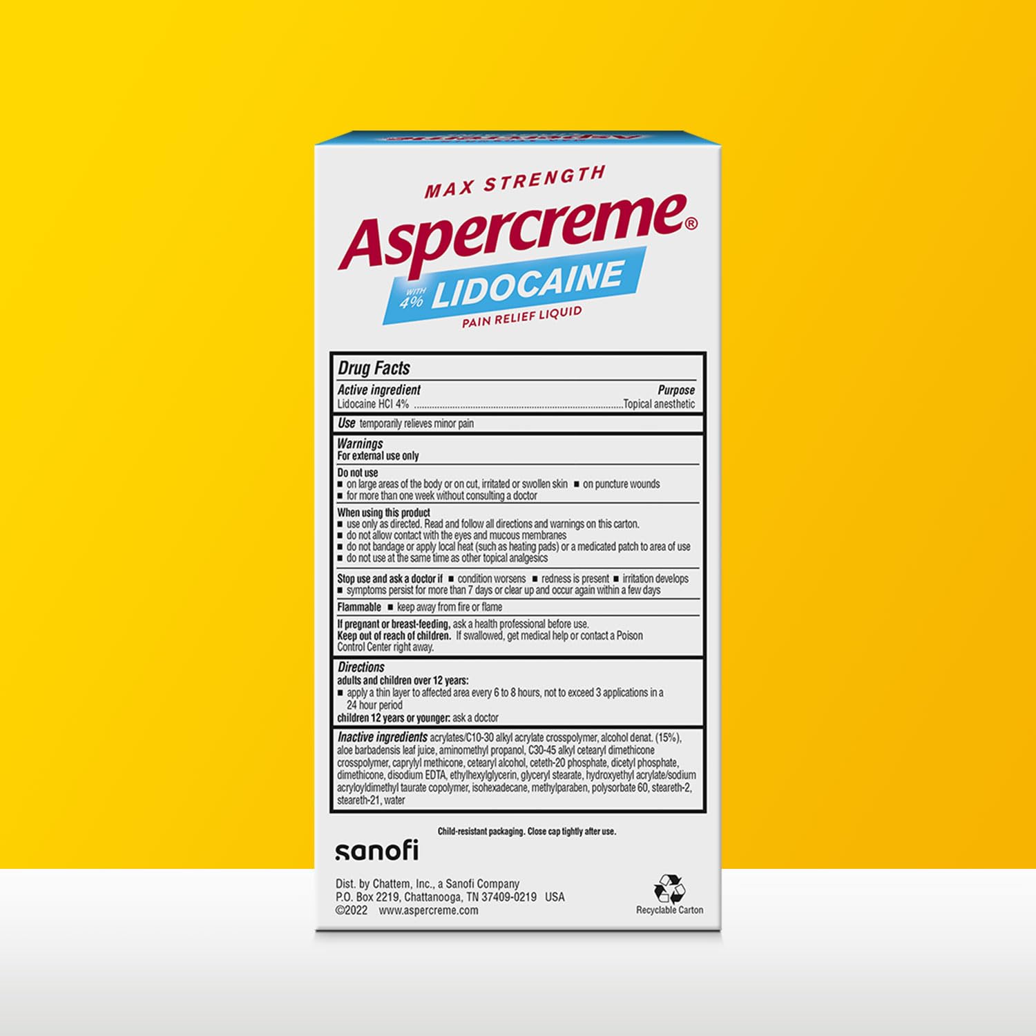 Aspercreme Odor Free Max Strength Lidocaine Pain Relief Liquid with Roll-On No Mess Applicator, 2.5 oz. Aspercreme buy australia supplements