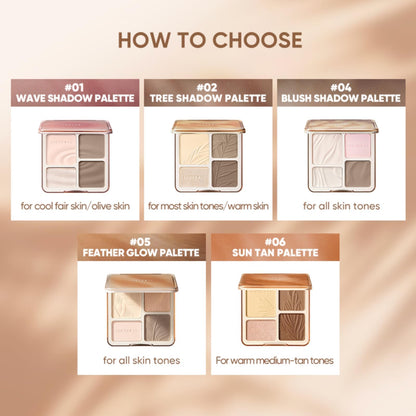 JUDYDOLL Contour Palette Highlighter Makeup Korean Makeup (02 Tree) JUDYDOLL