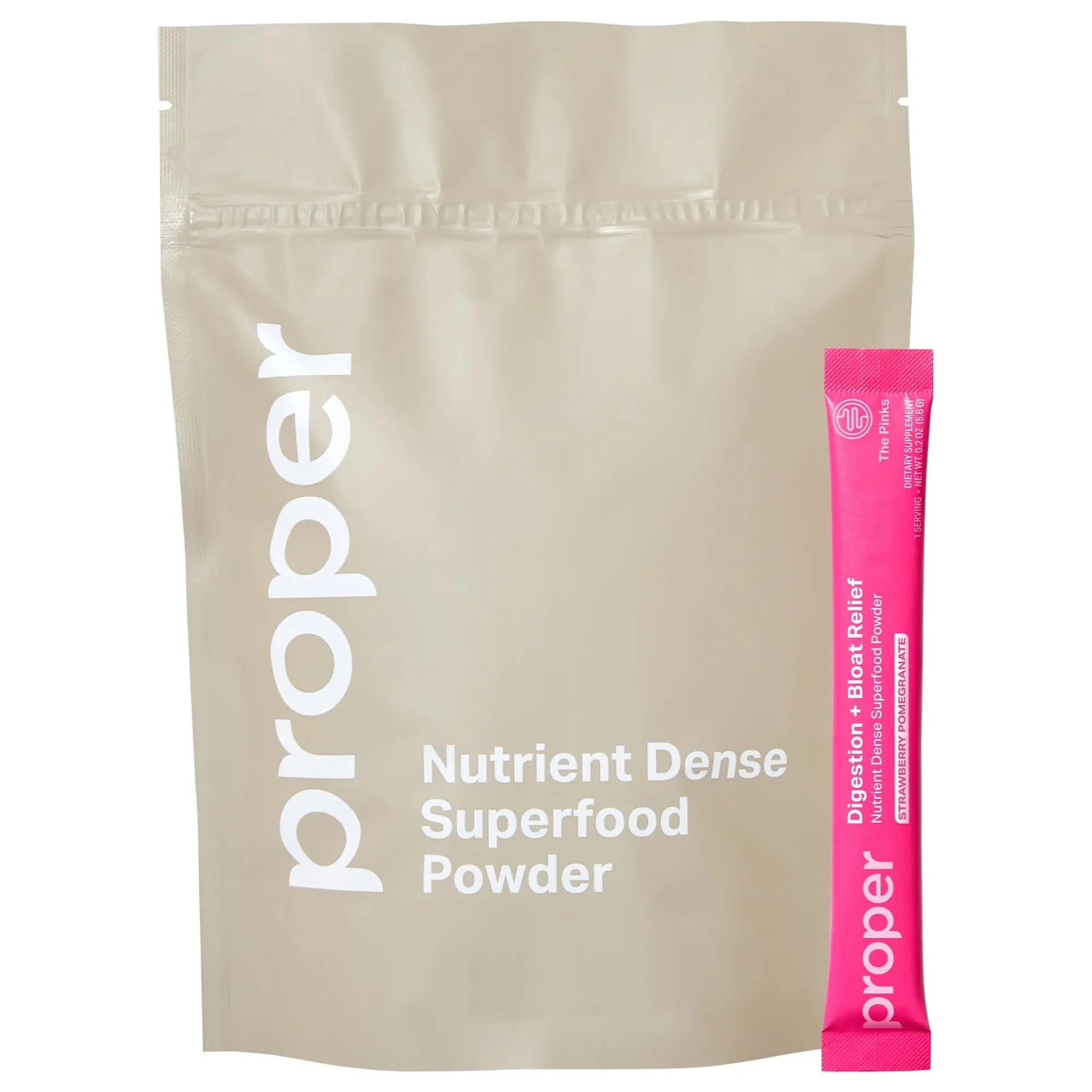 Proper, The Pinks Digestion and Bloat Relief. Drink Mix with Gut Health Probiotics, Prebiotics, Beet Root & Enzymes for Digestive Support. Bloating and Microbiome Supplement for Women and Men Proper buy australia supplements