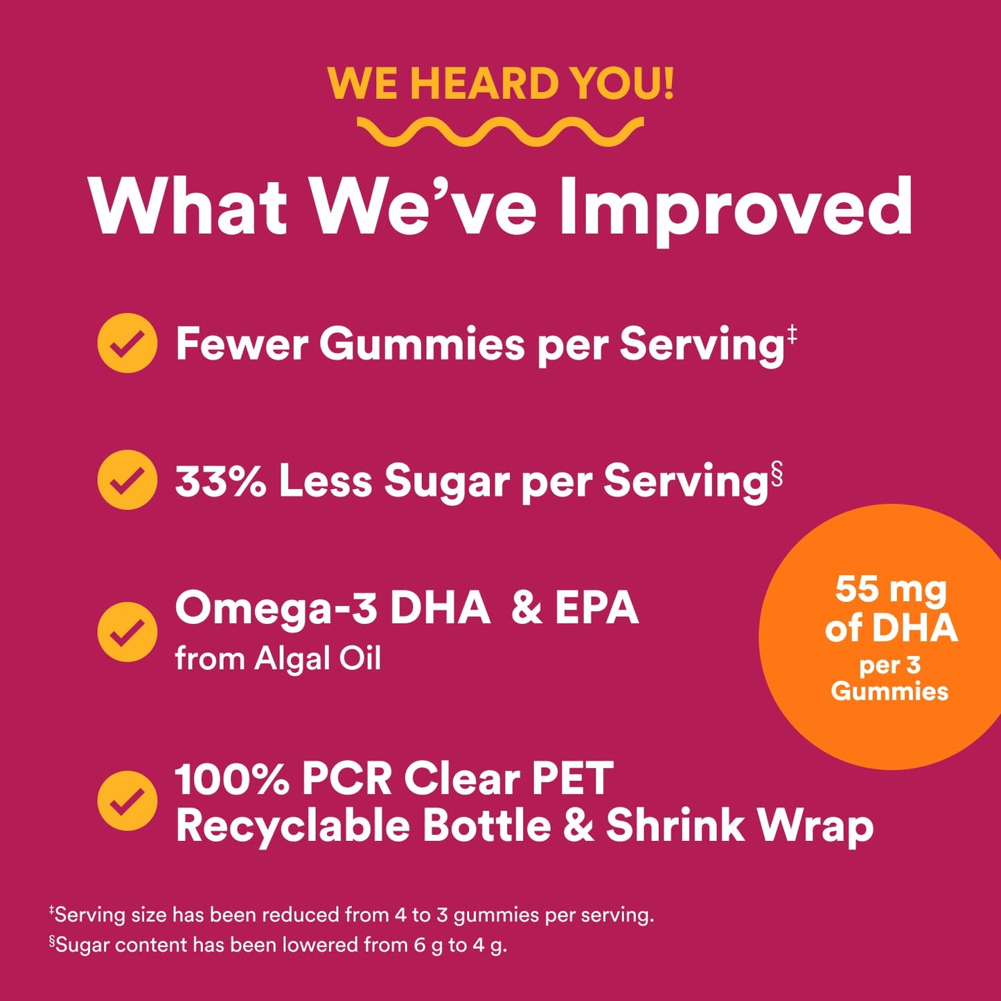 SmartyPants Multivitamin Gummy for Women 50 and Over, Omega 3 (DHA/EPA), Methylfolate, CoQ10, Vitamin D3, C, Vitamin B12, B6, A, K, Biotin SmartyPants