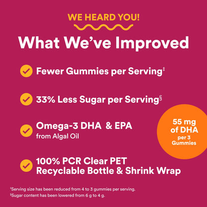 SmartyPants Multivitamin Gummy for Women 50 and Over, Omega 3 (DHA/EPA), Methylfolate, CoQ10, Vitamin D3, C, Vitamin B12, B6, A, K, Biotin SmartyPants