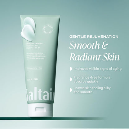 Saltair Retinol Revive Night Lotion | Skin Tightening Cream | 10 oz Pump Saltair