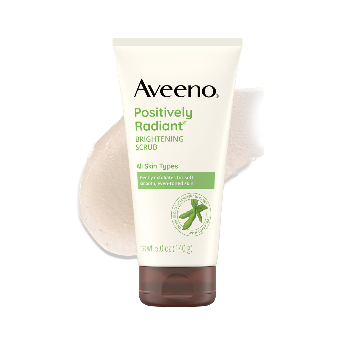 Aveeno Positively Radiant Skin Brightening Daily Face Wash Scrub, 5 oz Aveeno
