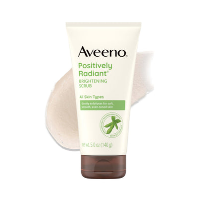 Aveeno Positively Radiant Skin Brightening Daily Face Wash Scrub, 5 oz Aveeno
