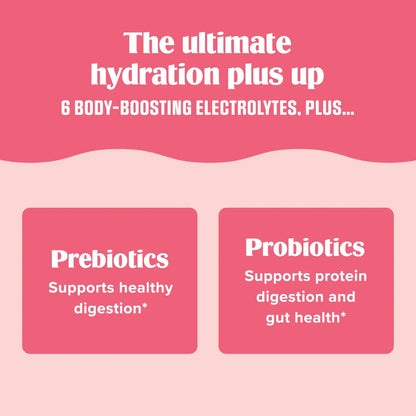 Ultima Replenisher Gut Health Supplement and Electrolytes Powder - Raspberry Lemonade, 14 Stickpacks Ultima Replenisher