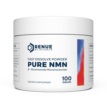RENUE by Science NMN Powder | 100g Fast Dissolve Powder Supplement | 500mg Nicotinamide Mononucleotide per Serving | Manufactured in The USA Third-Party Tested Renue By Science buy australia supplements