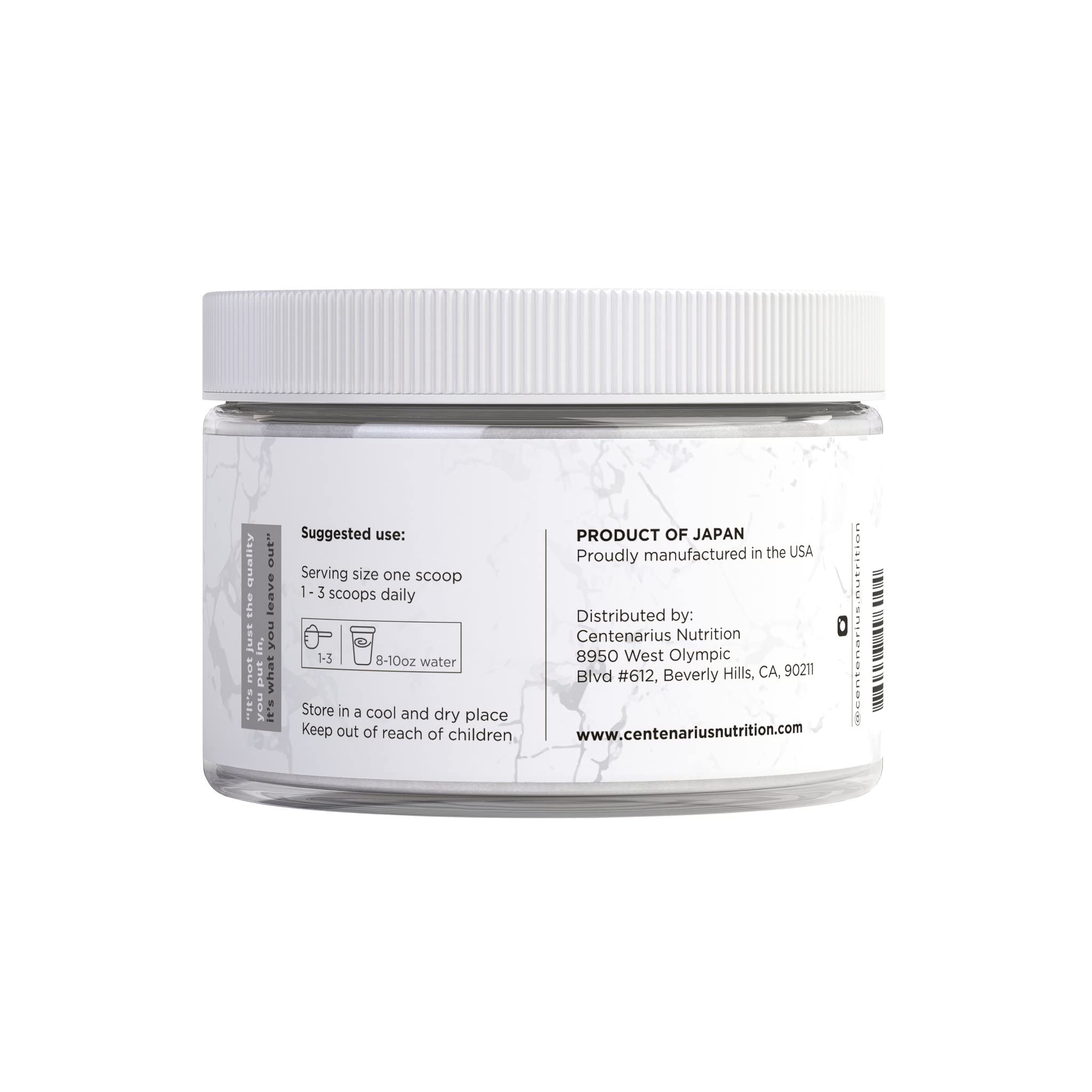 Premium Glycine Powder 250g | Amino Acids Supplement for Post Workout Muscle Recovery, Digestion, Sleep Aid + More - Vegan, Additive-Free Centenarius Nutrition buy australia supplements