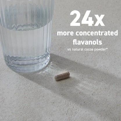 CocoaVia Memory & Focus Brain Supplement, 30 Day, Cocoa Flavanol Blend, Lutein, Added Caffeine for Boost. Improve Cognitive Function, Attention, Vegan & Plant Based, 30 Capsules CocoaVia