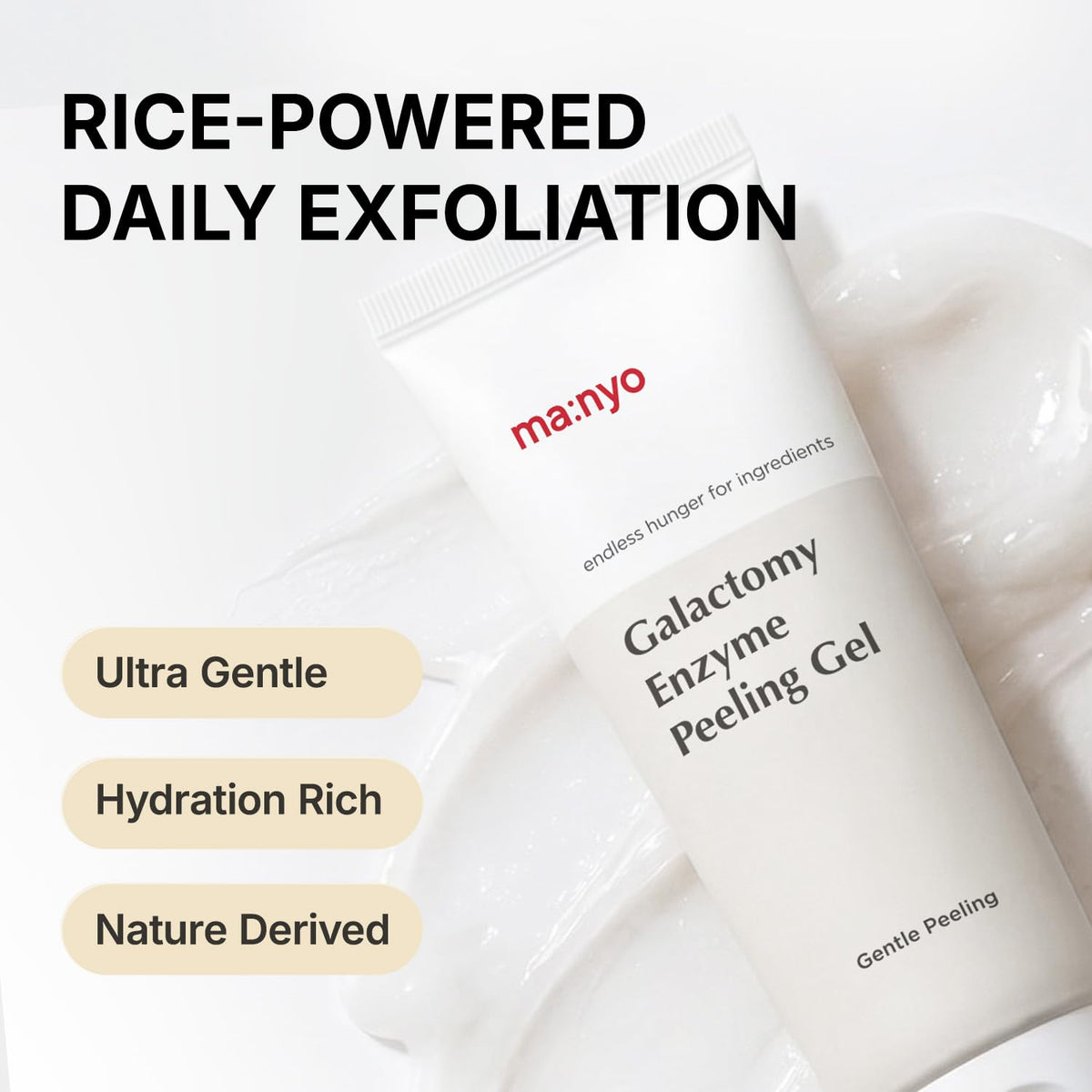 MANYO Galactomy Enzyme Peeling Gel, Gentle Face Exfoliator, 2.5 fl oz ma:nyo