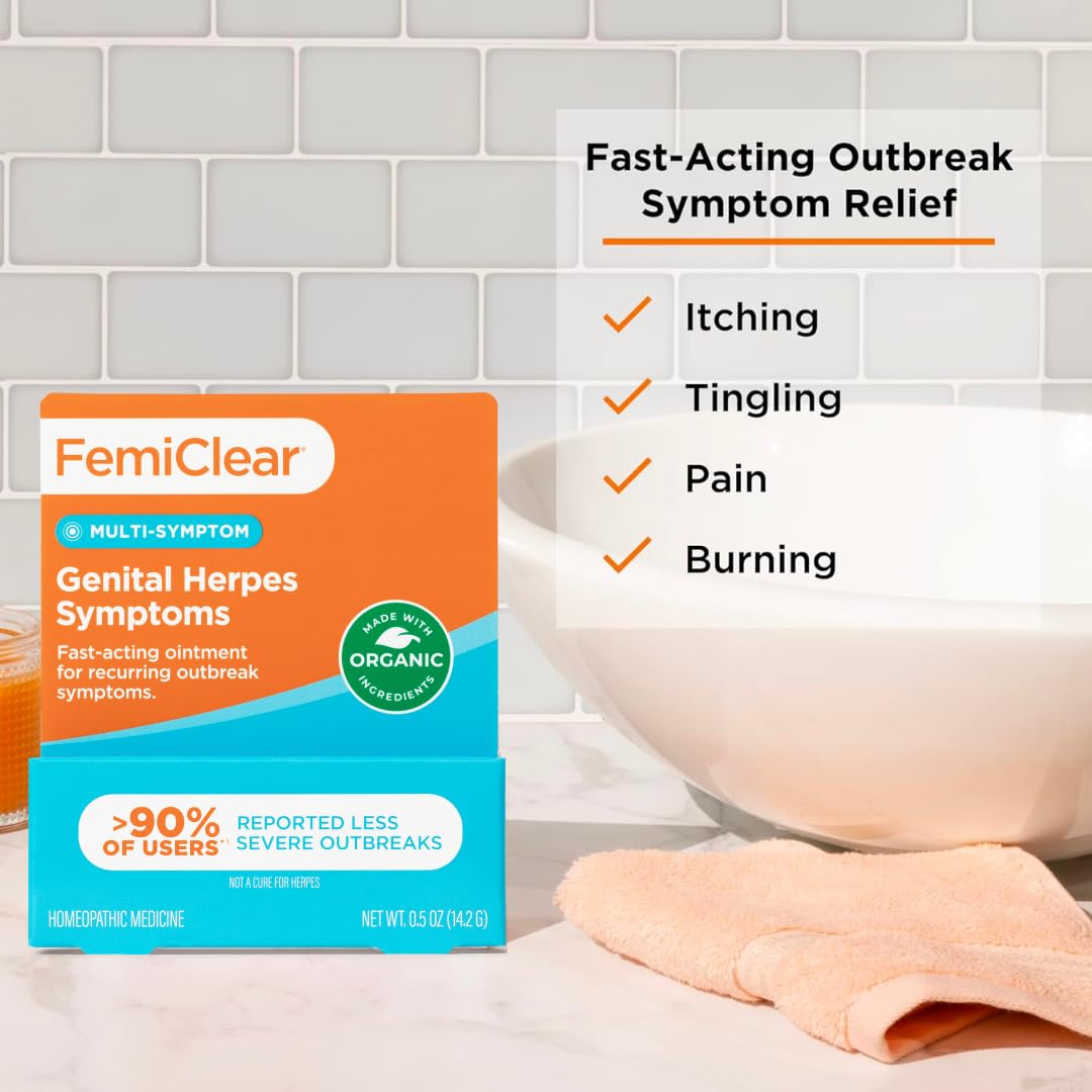 FemiClear for Genital Herpes Symptoms, Multi-Symptom - Effective Intimate Relief FemiClear buy australia supplements