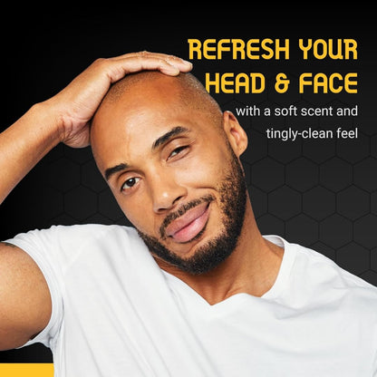 Bee Bald CLEAN Daily Head Care & Scalp Cleanser, Face Wash For Men, 4 fl oz Bee Bald
