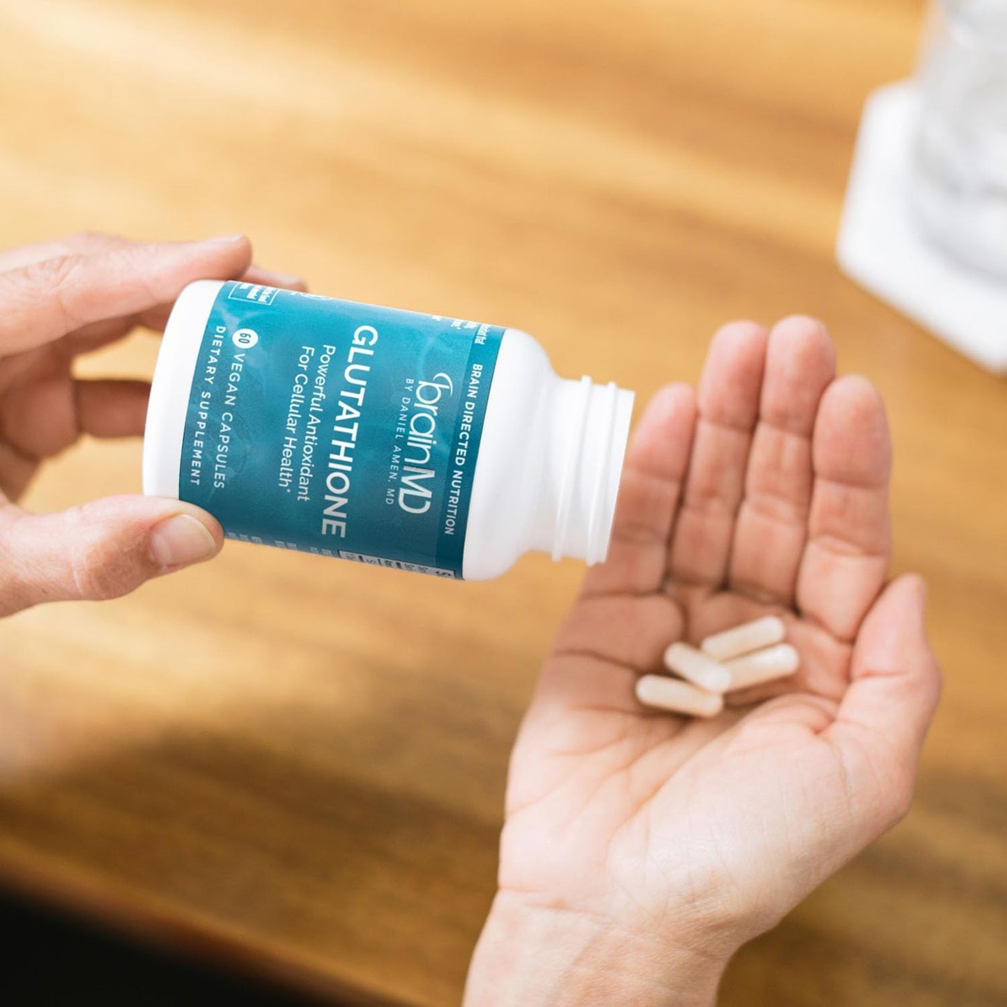 BrainMD Glutathione Ultra - Antioxidant Support Supplement - 60 Capsules