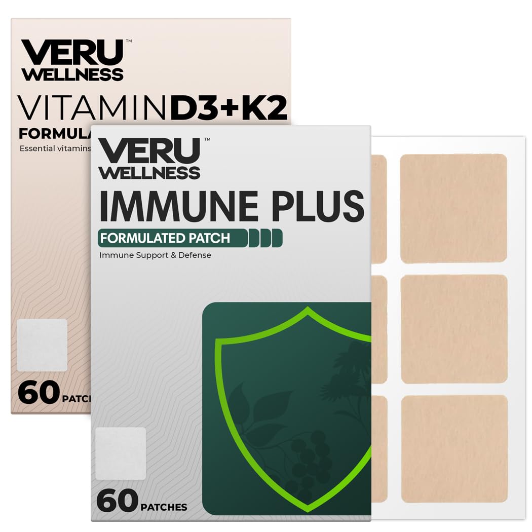 Veru Wellness Bariatric Immune, D3/K2 - Post Bariatric Gastric Bypass and Sleeve Gastrectomy - Non Ingest Patch (60 Days) Veru Wellness buy australia supplements
