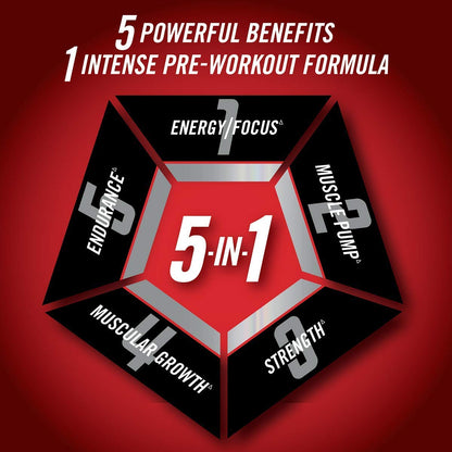 iSatori Morph Xtreme Intense Pre Workout - Bombsicle (20 Servings) Classic Blender Bottle (Clear Bottle with Red Top)