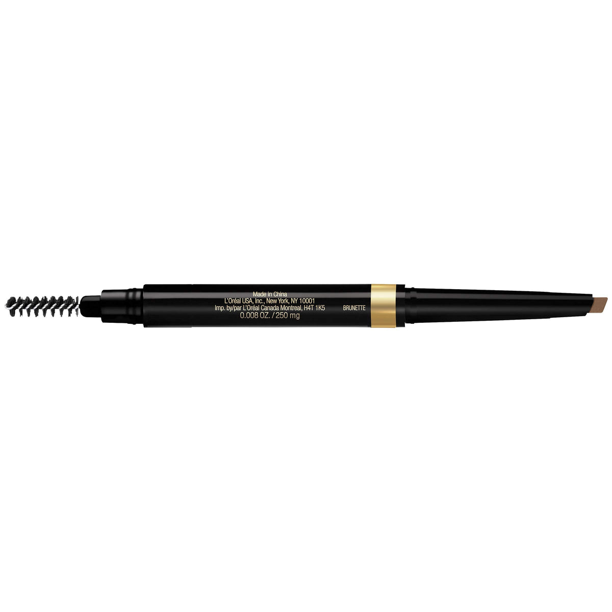 L'Oreal Paris Brow Stylist Shape & Fill Mechanical Eye Brow Makeup Pencil, Brunette, 0.008 oz. L'Oreal Paris
