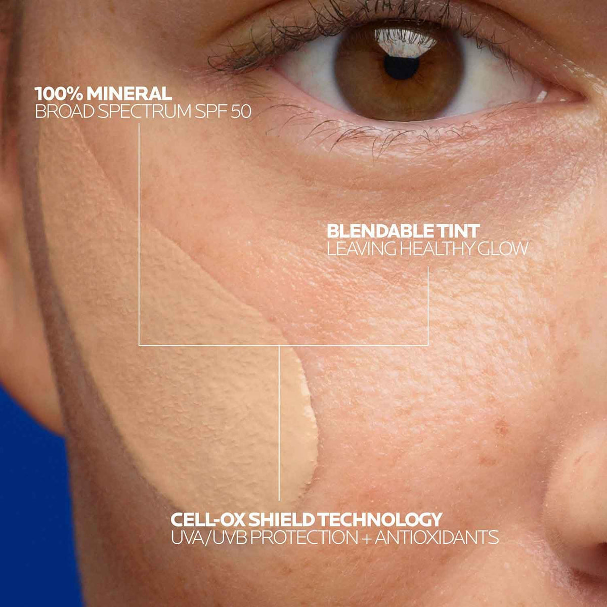 La Roche-Posay Anthelios Tinted Mineral Sunscreen for Face SPF 50, Light La Roche-Posay