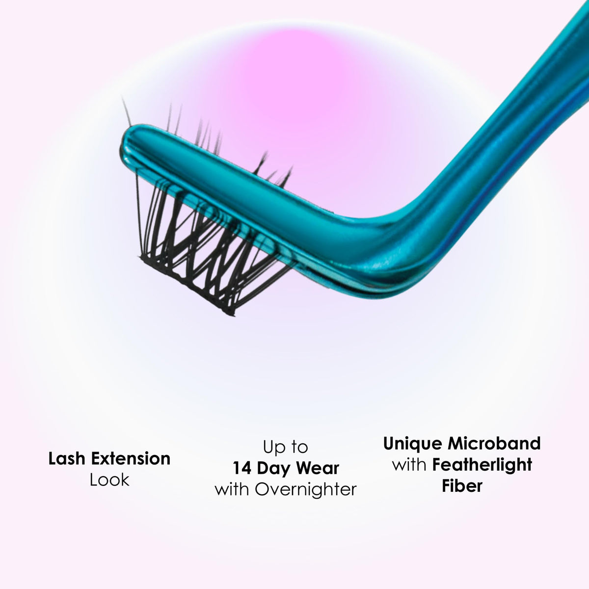 Falscara Lash Clusters Kit, 36 Black Band At-Home Lash Extensions Starter Kit with Bond, Seal and Applicator, Lengthening, 10mm - 12mm Reusable Underlash Wisps, All-Day Wear (Remover Sold Separately) FALSCARA