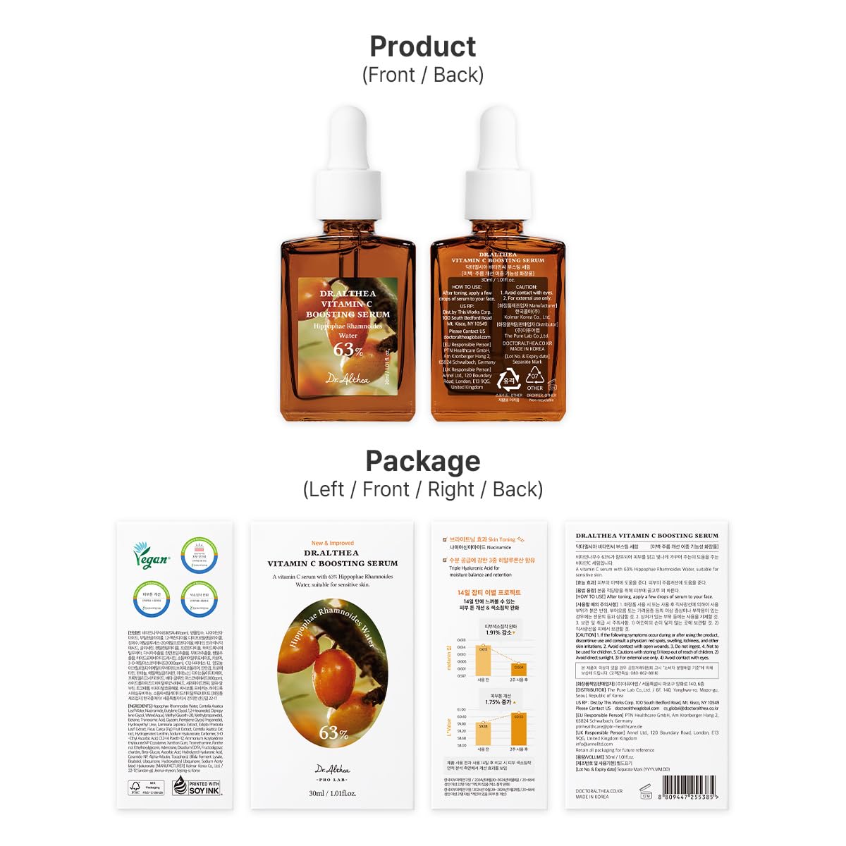 Dr.Althea Vitamin C Boosting Serum | Daily Facial Serum with TRANEXAMIC ACID for All Skin Types | Helps Remove Dark Spots & Uneven Skin Tone | Korean Vegan Skin Care (Vitamin C Boosting RENEWED) Dr.Althea