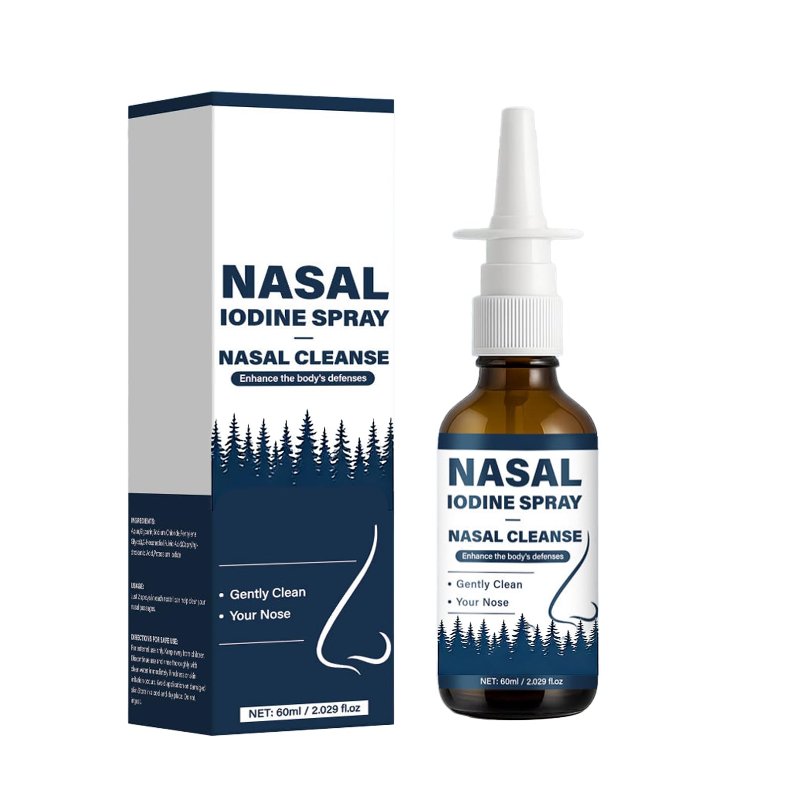VIPUDA Nutramd Iodine Nasal Spray, Cleanses & Refreshes Your Nasal Passages, Iodine & Fulvic Acid Blend, 100% Natural Mineral Formula – 60 ml/2.029 fl.oz (1pc) VIPUDA buy australia supplements