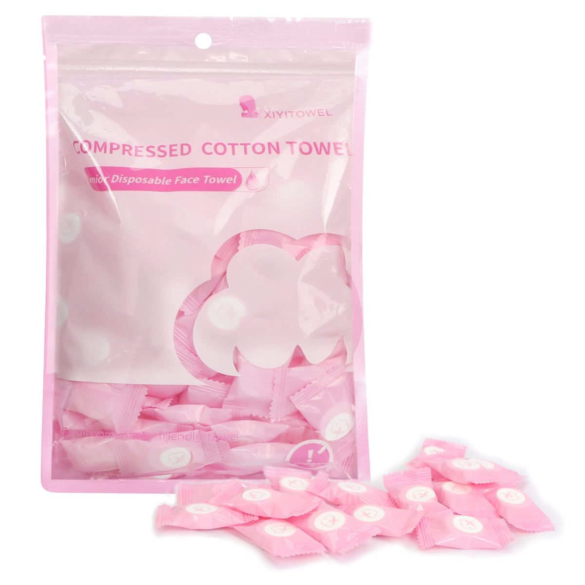 Compressed Towel - 100 PCS Mini Tablets Disposable Portable Face Towel,Soft Classycoo