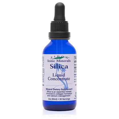 Eidon Liquid Silica Mineral Concentrate - Silica Supplement for Hair, Skin, and Nails, Supplement Drops to Support Collagen Production & Hair Loss Eidon Ionic Minerals