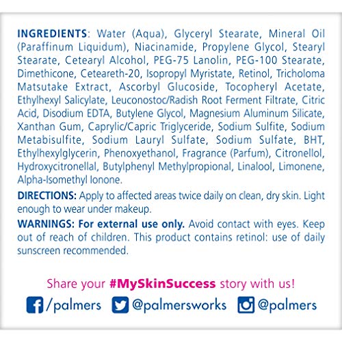 Palmer's Skin Success Anti-Dark Spot Fade Cream with Vitamin E and Niacinamide, for All Skin Types 2.7 Ounce Palmer's