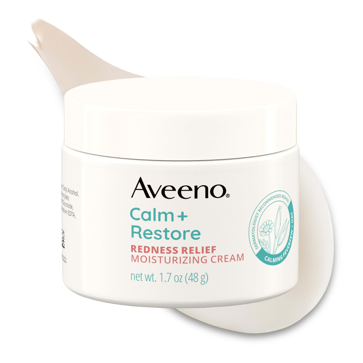 Aveeno Calm + Restore Redness Relief Moisturizing Cream, 1.7 oz Aveeno