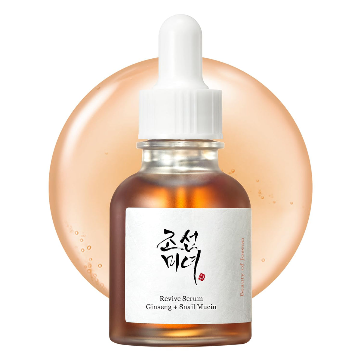 Beauty of Joseon Revive Snail Mucin Ginseng Serum Hydrating Peptide Facial Moisturizer Dark Spot Acne Scar Remover for Sensitive Face. Korean Skin Care for Men and Women, 30ml, 1fl. Oz Beauty of Joseon