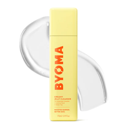 BYOMA Creamy Jelly Cleanser - Hydrating Facial Cleanser for Skin Barrier Repair -Tri-Ceramide Face Wash for Sensitive Skin & All Skin Types BYOMA