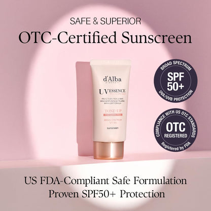 d'alba Piedmont Waterfull Tone-Up Sunscreen Serum (1.69 fl oz), SPF 50+ d'alba Piedmont