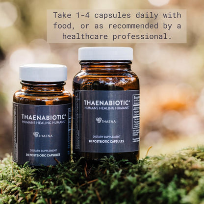 Thaena ThaenaBiotic Postbiotic - World's First Human-Derived Postbiotic Supplement - 30 Count Thaena