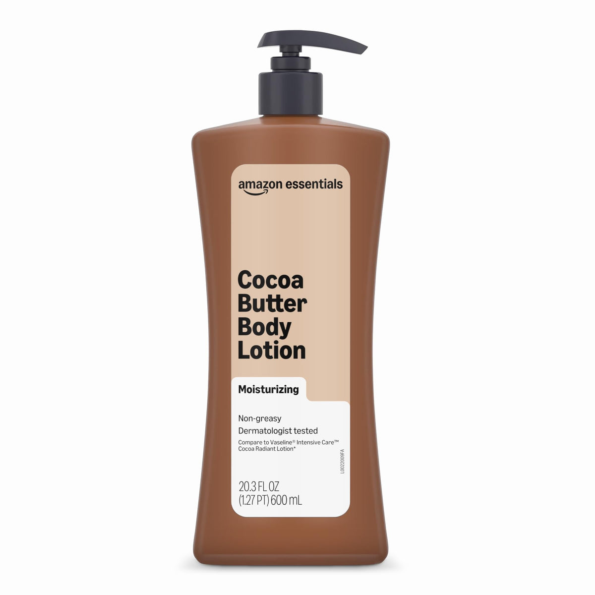 Amazon Essentials Cocoa Butter Body Lotion, Lightly Scented, 20.3 Fl Oz, Pack of 1 (Previously Amazon Basics) Amazon Essentials