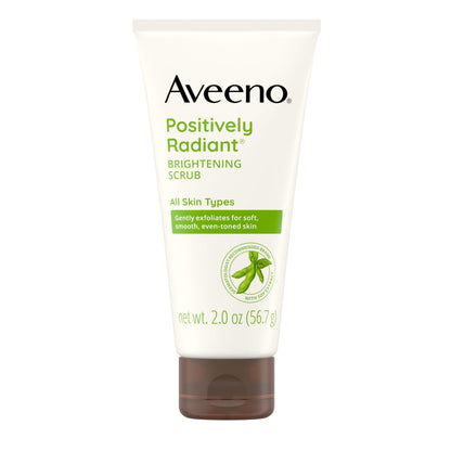 Aveeno Positively Radiant Exfoliating Daily Facial Scrub, 2 oz Aveeno