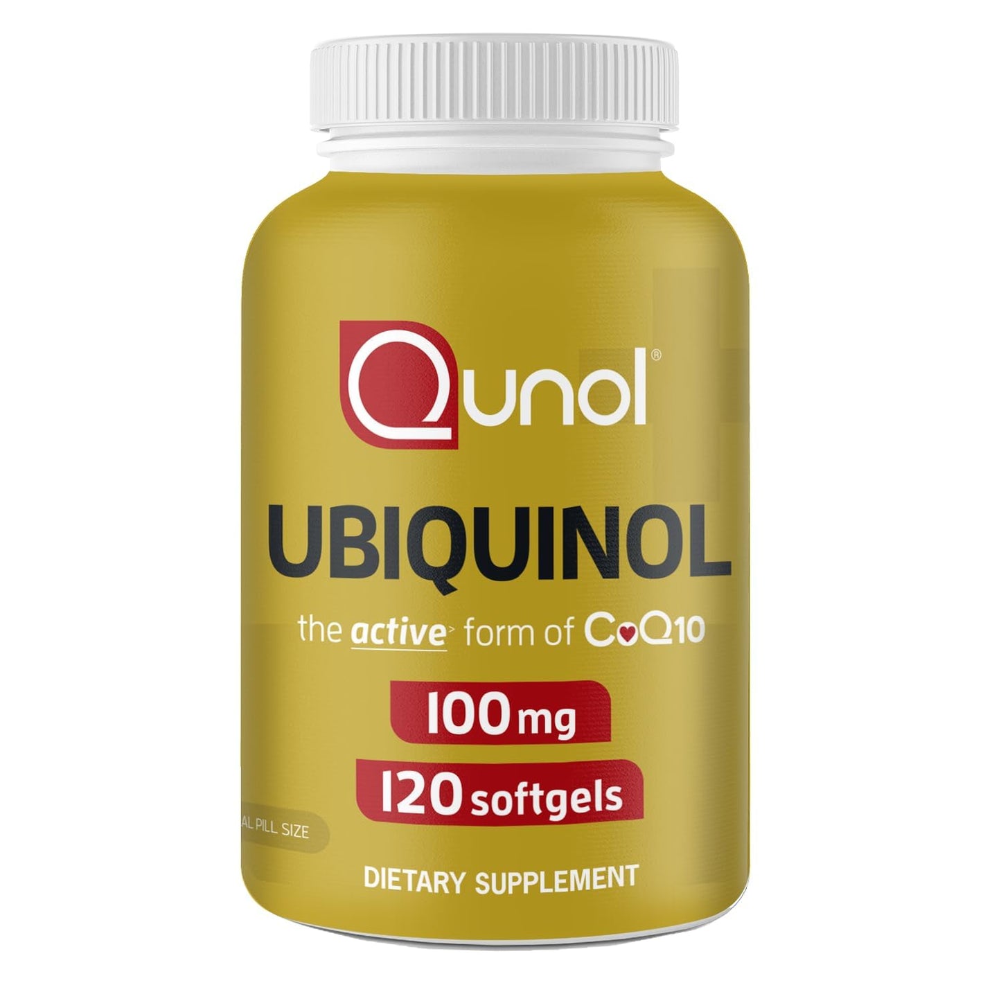 Qunol 100mg Ubiquinol, Powerful Antioxidant for Heart & Vascular Health, Essential for Energy Production Qunol