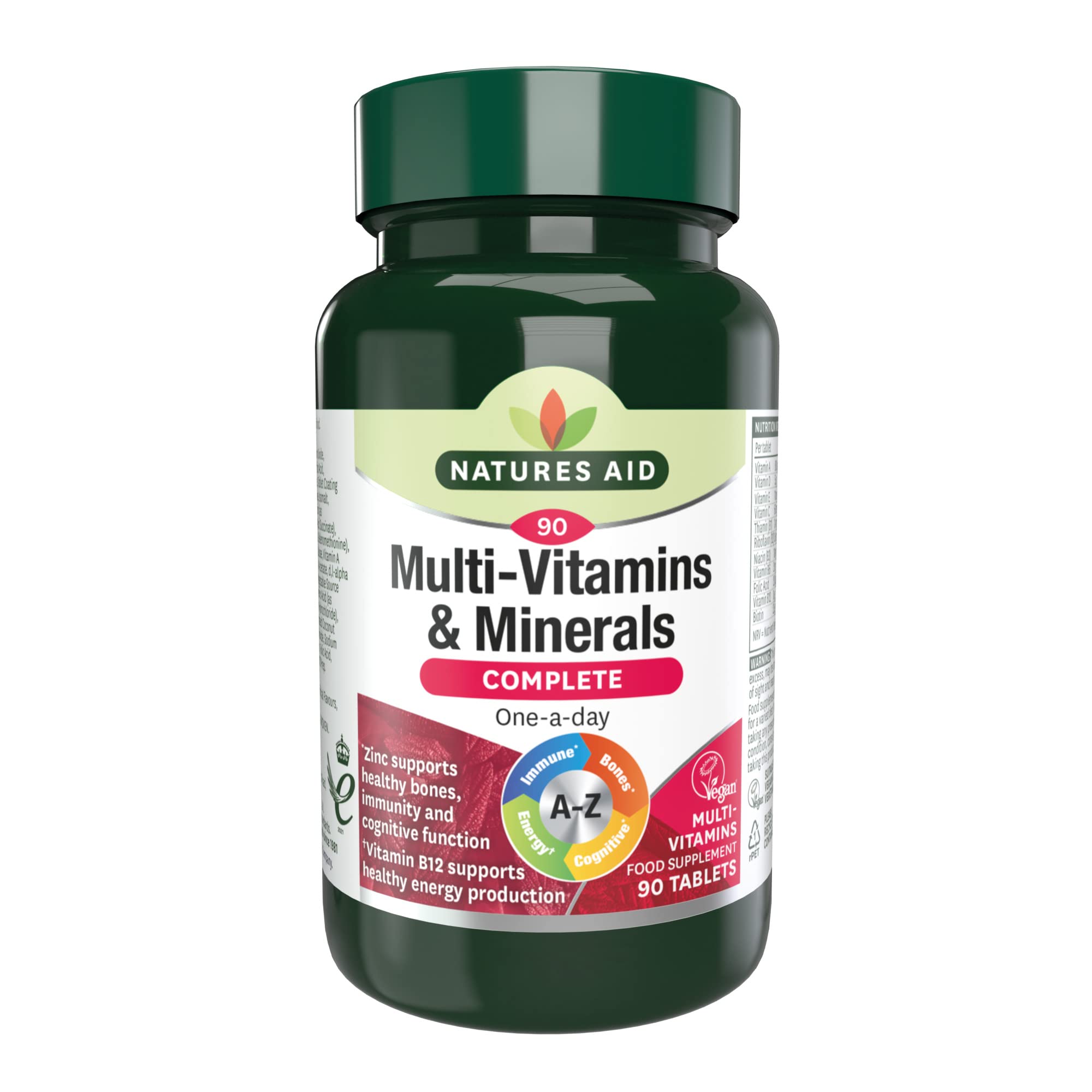 Natures Aid Multivitamins and Minerals, 90 Count (Pack of 1), (Packing may vary) natures aid buy australia supplements