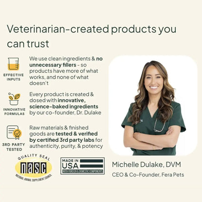 Fera Pets PawBiome® - Cat & Dog Balm for Paws and Nose with Postbiotics - Encourages Skin Recovery - Balances Skin Microbiome - Supports The Skin's Natural Barrier - 2 oz Stick Fera PetsBuy Supplements Australia