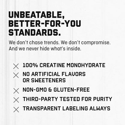 Jocko Fuel Creatine Monohydrate Stick Packs - Pure Micronized Travel Size Powders for Men & Women, Supports Muscle Growth, Strength, Recovery & Cognition, Jocko Fuel