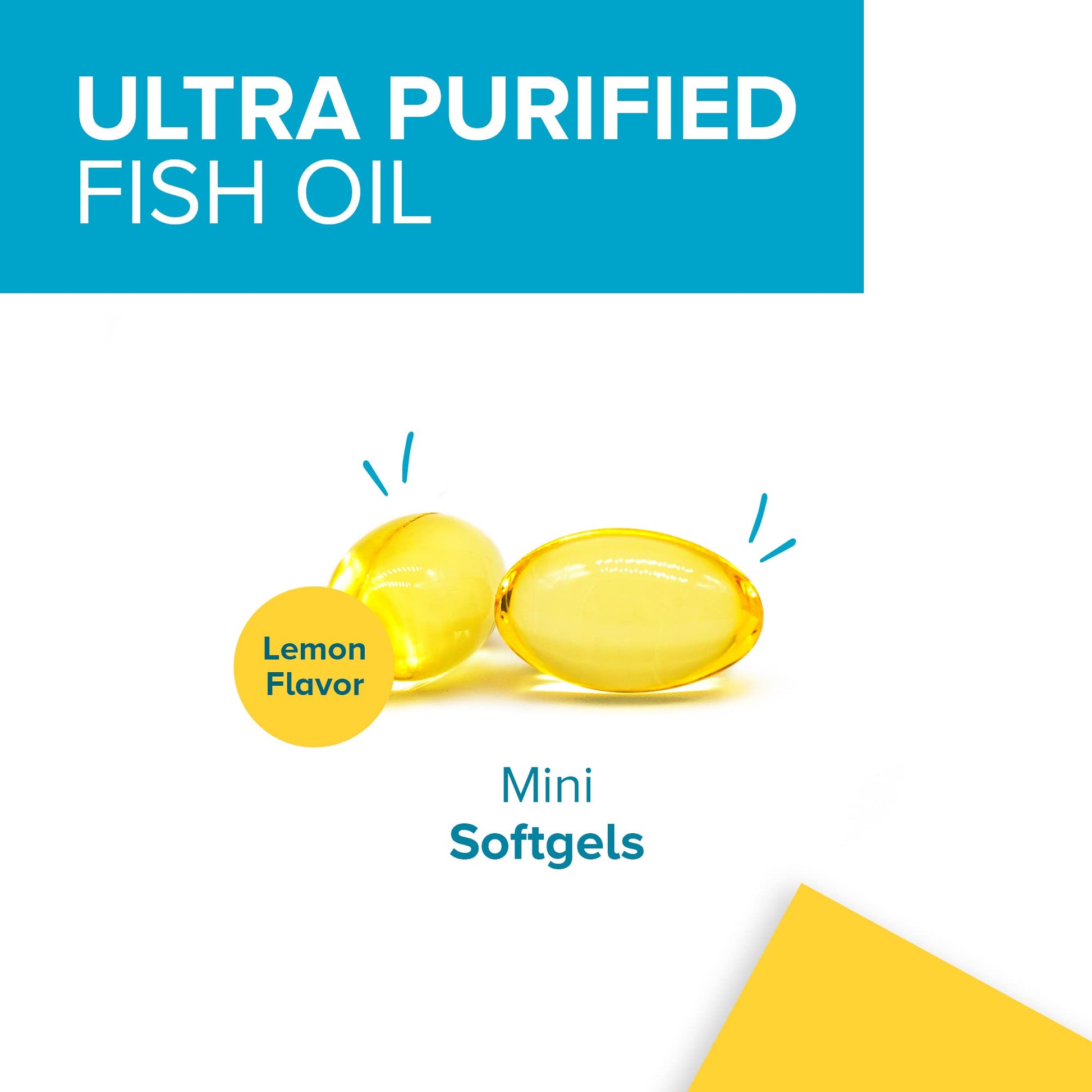 Qunol Fish Oil Omega 3 Mini Softgels, 1000mg Omega 3 EPA + DHA, Ultra Pure Supplements, Heart Health Support, Lemon Flavor, Easy to Swallow Minis, 3 Month Supply, 180 Count Qunol buy australia supplements