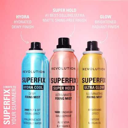 Revolution Superfix Misting Makeup Setting Spray Revolution Beauty London