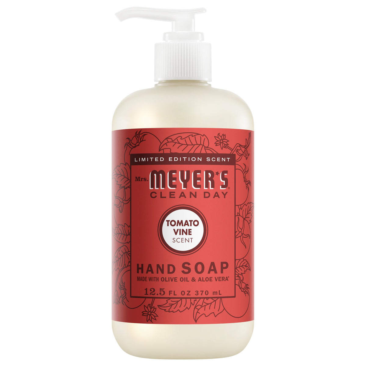 MRS. MEYER'S CLEAN DAY Hand Soap, Tomato Vine Scent, 12.5 Fl Oz Bottle Mrs. MEYER'S