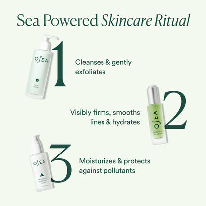 OSEA Ocean Cleanser 5 oz - Nourishing Facial Cleansing Gel - Mineral-Rich Face Wash - Gentle Face Cleanser - Clean Beauty Skincare - Vegan & Cruelty-Free Facial Wash OSEA
